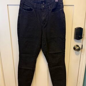 Women's Judy Blue Black Leopard Jeans